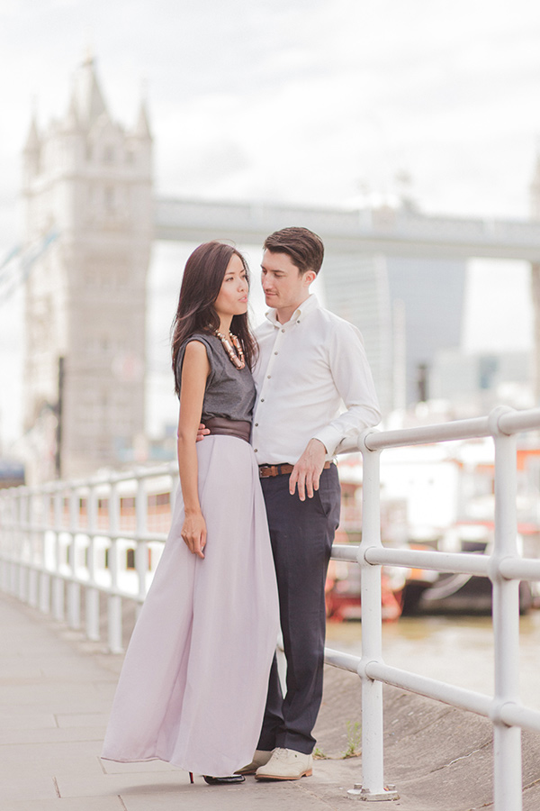 Riverside Engagement Photography in London 3