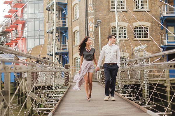 Riverside Engagement Photography in London 10
